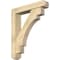 Ekena Millwork Merced Craftsman Rough Sawn Bracket w/ Offset Brace, Douglas Fir, 6"W x 30"D x 36"H BKT0604X30X36MRC04RDF - alternate 1